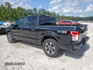2020 Ford F-150 XL with VIN 1FTEW1CP2LKE78545, listed as a Copart auction lot 59577415 with 110,876 mi miles and Salvage title. Bid and sale history available at DreamBid. Image 2.
