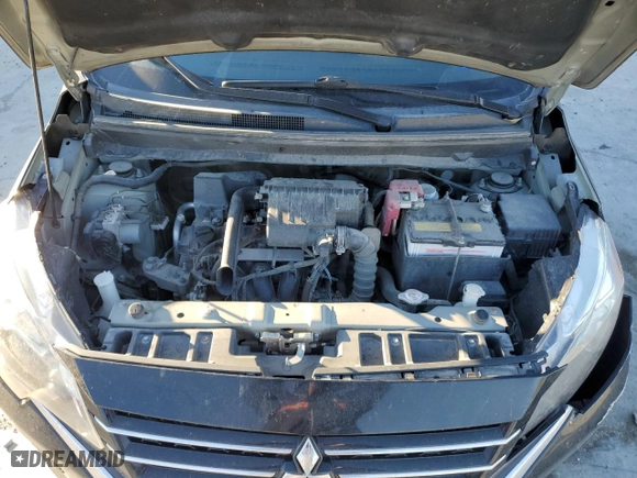 2021 Mitsubishi Mirage ES with VIN ML32AUHJ5MH010317, listed as a Copart auction lot 42448395 with 106036 miles and Salvage Title. Bid and sale history available at carsss.com. Image 11.