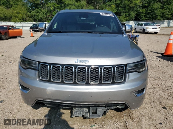 2017 Jeep Grand Cherokee Limited with VIN 1C4RJEBG4HC609212, listed as a Copart auction lot 61796195 with 118,196 mi miles and Salvage title. Bid and sale history available at DreamBid. Image 5.