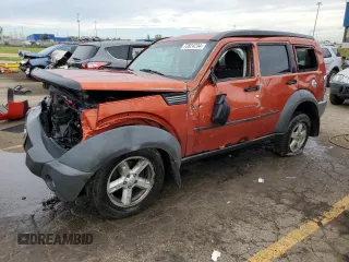 2007 Dodge Nitro SXT with VIN 1D8GU28K97W587506, listed as a Copart auction lot 72824234 with 221,093 mi miles and Clean Title. Bid and sale history available at DreamBid. Image 1.