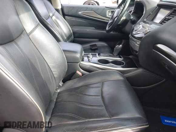 2017 Infiniti QX60 with VIN 5N1DL0MM2HC513262, listed as a IAAI auction lot 42016988 with 96,233 mi miles and . Bid and sale history available at DreamBid. Image 5.