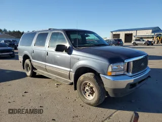 2002 Ford Excursion XLT with VIN 1FMNU41S72EA14478, listed as a Copart auction lot 78355124 with 229,424 mi miles and Salvage Title. Bid and sale history available at DreamBid. Image 4.