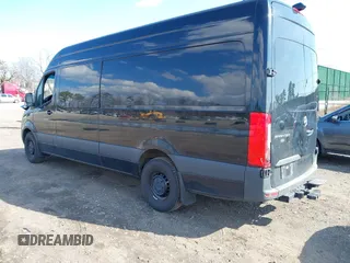 2022 Mercedes-Benz Sprinter Cargo with VIN W1Y4ECHYXNT112143, listed as a IAAI auction lot 41844852 with 46,727 mi miles. Bid and sale history available at carsss.com. Image 3.