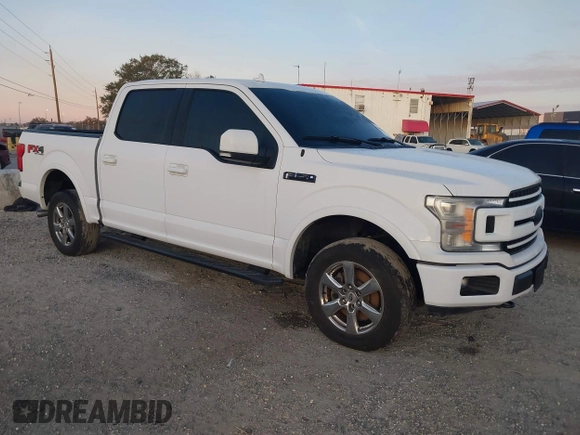 2018 Ford F-150 XL with VIN 1FTEW1EG4JKD64590, listed as a IAAI auction lot 41056678 with 115,792 mi miles. Bid and sale history available at carsss.com. Image 1.