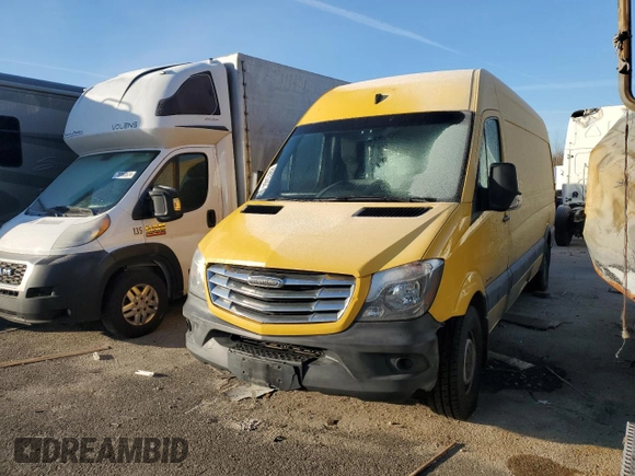 2014 Freightliner Sprinter with VIN WDYPE8DB6E5848909, listed as a Copart auction lot 82873464 with Not Provided miles and Salvage Title. Bid and sale history available at DreamBid. Image 1.