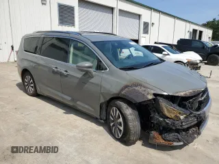2021 Chrysler Pacifica Hybrid Touring L with VIN 2C4RC1L73MR603162, listed as a Copart auction lot 51253685 with Not provided miles and Salvage title. Bid and sale history available at DreamBid. Image 4.