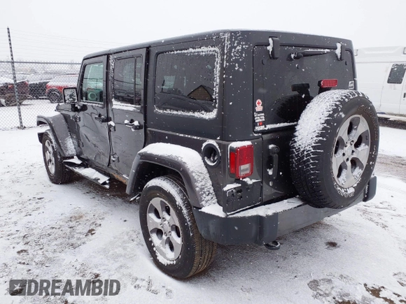 2017 Jeep Wrangler Unlimited Sahara with VIN 1C4BJWEG4HL591149, listed as a IAAI auction lot 41542157 with 70,630 mi miles. Bid and sale history available at carsss.com. Image 3.