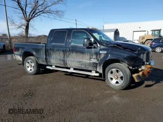 2007 Ford F-250 XL with VIN 1FTSW21P57EB36541, listed as a Copart auction lot 48382705 with 388,190 mi miles and Salvage title. Bid and sale history available at DreamBid. Image 4.