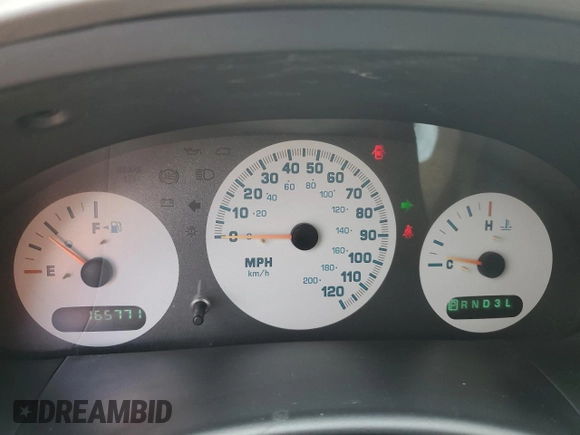 2002 Dodge Caravan SE with VIN 1B4GP25382B735077, listed as a Copart auction lot 65013315 with 165,771 mi miles and Salvage title. Bid and sale history available at DreamBid. Image 9.