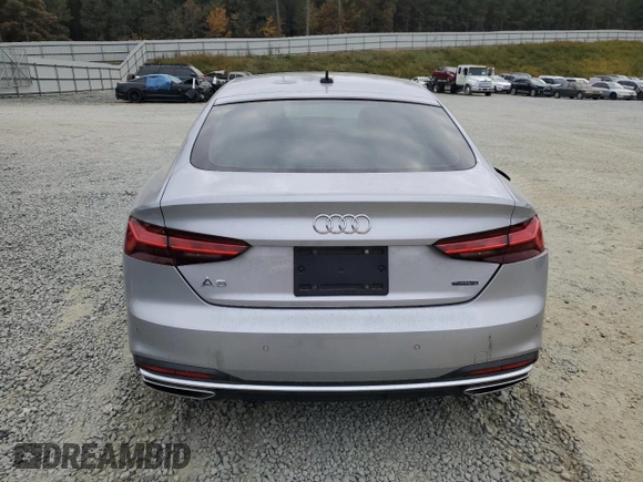 2023 Audi A5 Sportback Premium Plus with VIN WAUCBCF55PA048526, listed as a Copart auction lot 78367084 with 9,537 mi miles and Salvage Title. Bid and sale history available at carsss.com. Image 6.