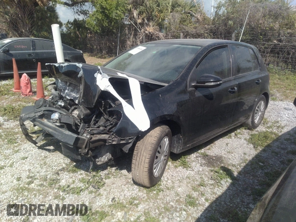 2011 Volkswagen Golf with VIN WVWDA7AJ1BW101448, listed as a IAAI auction lot 41673677 with 65,066 mi miles and . Bid and sale history available at DreamBid. Image 2.