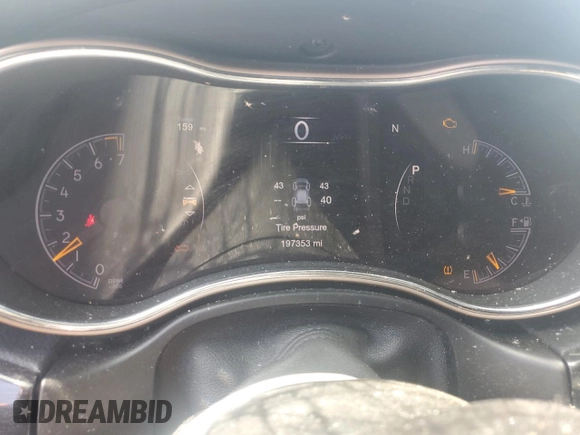 2016 Jeep Grand Cherokee Limited 75th Anniversary with VIN 1C4RJEBG4GC423829, listed as a Copart auction lot 53019705 with 197,353 mi miles and Salvage title. Bid and sale history available at DreamBid. Image 9.