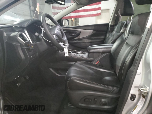 2021 Nissan Murano SL with VIN 5N1AZ2CS4MC126042, listed as a Copart auction lot 41977865 with 54,478 mi miles and Salvage Title. Bid and sale history available at DreamBid. Image 7.