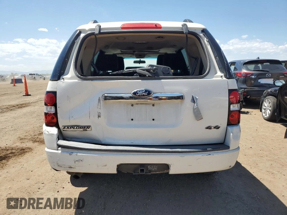 2010 Ford Explorer XLT with VIN 1FMEU7DE5AUA76280, listed as a Copart auction lot 56849565 with 218,962 mi miles and Salvage title. Bid and sale history available at DreamBid. Image 6.