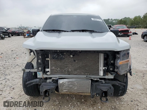 2024 Ford F-150 STX with VIN 1FTEW2LP6RKE60841, listed as a Copart auction lot 50637775 with 21,134 mi miles and Salvage Title. Bid and sale history available at carsss.com. Image 5.