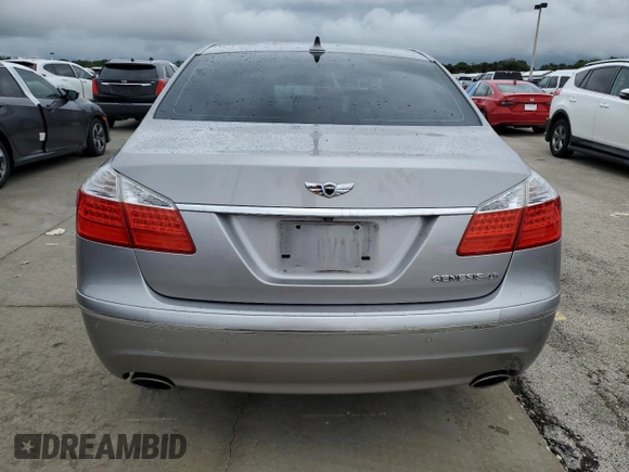 2011 Hyundai Genesis with VIN KMHGC4DF8BU119255, listed as a Copart auction lot 74862114 with 108,318 mi miles and Salvage Title. Bid and sale history available at carsss.com. Image 6.