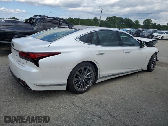 2022 Lexus LS z VIN JTHE5LGF3N5010467, wystawiony jako Copart lot #56491414 z przebiegiem Nie podano mil oraz Nie do naprawy • Non repairable. Historia ofert i sprzedaży dostępna na DreamBid. Obrazek 3.