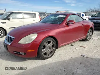 2008 Lexus SC 430 with VIN JTHFN45Y689017747, listed as a Copart auction lot 41584735 with 155,922 mi miles and Salvage Title. Bid and sale history available at carsss.com. Image 1.
