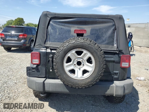 2012 Jeep Wrangler Sport z VIN 1C4AJWAG9CL257841, wystawiony jako Copart lot #57731255 z przebiegiem 112 614 mil mil oraz Szkoda całkowita • Salvage title. Historia ofert i sprzedaży dostępna na DreamBid. Obrazek 6.