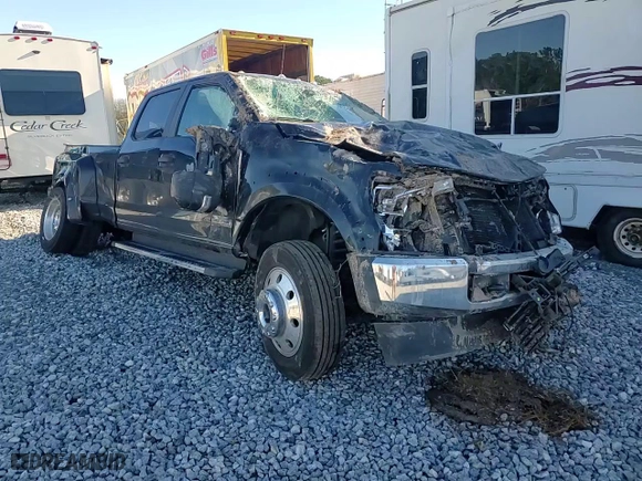2020 Ford Super Duty F-450 DRW XL with VIN 1FT8W4DT1LEE15221, listed as a Copart auction lot 87096564 with 208,445 mi miles and Salvage Title. Bid and sale history available at carsss.com. Image 11.