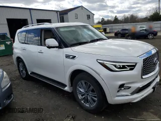 2022 Infiniti QX80 PREMIUM SELECT with VIN JN8AZ2AE4N9292372, listed as a Copart auction lot 49708444 with 35,900 mi miles and Salvage Title. Bid and sale history available at carsss.com. Image 4.