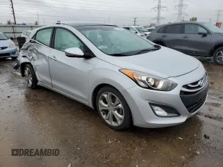 2013 Hyundai Elantra GT with VIN KMHD35LE4DU054151, listed as a Copart auction lot 72439174 with 52,975 mi miles and Salvage Title. Bid and sale history available at carsss.com. Image 4.