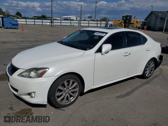 2006 Lexus IS 250 with VIN JTHCK262365001777, listed as a Copart auction lot 54920705 with 177,803 mi miles and Salvage title. Bid and sale history available at DreamBid. Image 1.