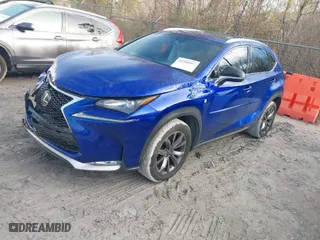 2017 Lexus NX with VIN JTJYARBZ5H2050339, listed as a IAAI auction lot 41316597 with 1 mi miles. Bid and sale history available at carsss.com. Image 2.