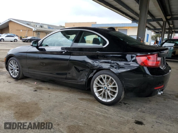 2014 BMW 2 Series 228i with VIN WBA1F5C53EV255420, listed as a Copart auction lot 48707395 with 65,135 mi miles and Salvage Title. Bid and sale history available at DreamBid. Image 2.