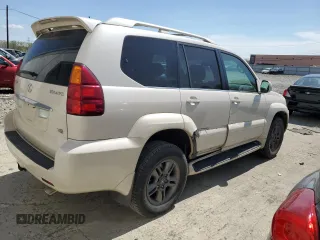 2003 Lexus GX 470 with VIN JTJBT20X430003896, listed as a Copart auction lot 53808295 with 163,376 mi miles and Salvage Title. Bid and sale history available at carsss.com. Image 3.