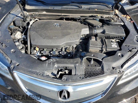 2016 Acura TLX V6 Advance with VIN 19UUB3F72GA000072, listed as a Copart auction lot 43923735 with 107,304 mi miles and Salvage Title. Bid and sale history available at carsss.com. Image 12.