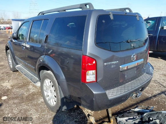2012 Nissan Pathfinder SV with VIN 5N1AR1NB1CC614225, listed as a IAAI auction lot 41824343 with 1 mi miles. Bid and sale history available at carsss.com. Image 3.