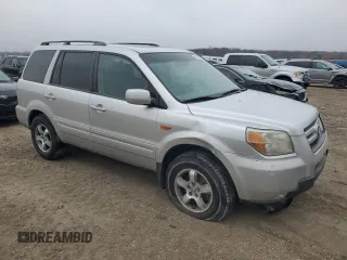 2008 Honda Pilot SE z VIN 5FNYF28378B005821, wystawiony jako Copart lot #49453655 z przebiegiem 200 804 mil mil oraz Szkoda całkowita • Salvage title. Historia ofert i sprzedaży dostępna na DreamBid. Obrazek 4.