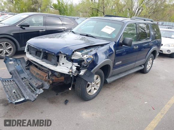 2006 Ford Explorer XLT with VIN 1FMEU73E46UA18945, listed as a IAAI auction lot 42091713 with 155,949 mi miles and . Bid and sale history available at DreamBid. Image 2.