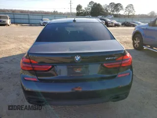 2018 BMW 7 Series 740e xDrive iPerformance with VIN WBA7J2C53JG938305, listed as a Copart auction lot 87412354 with 0 mi miles and Salvage Title. Bid and sale history available at carsss.com. Image 6.