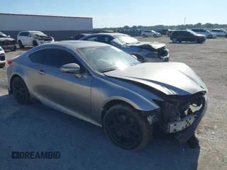 2015 Lexus RC 350 F Sport with VIN JTHSE5BC2F5000638, listed as a IAAI auction lot 42560306 with 63,159 mi miles and . Bid and sale history available at DreamBid. Image 1.