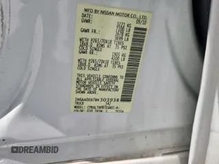 2011 Nissan Titan SV with VIN 1N6AA0ED7BN303938, listed as a Copart auction lot 61661175 with 138,098 mi miles and Salvage title. Bid and sale history available at DreamBid. Image 13.