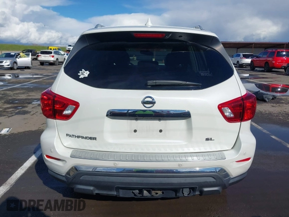 2019 Nissan Pathfinder SV z VIN 5N1DR2MN8KC580359, wystawiony jako IAAI lot #41767664 z przebiegiem 66 248 mil mil oraz . Historia ofert i sprzedaży dostępna na DreamBid. Obrazek 16.