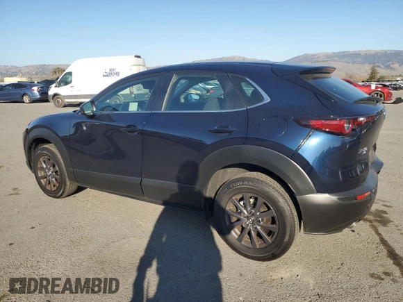 2025 Mazda CX-30 S with VIN 3MVDMBAM5SM751984, listed as a Copart auction lot 43232255 with 2,448 mi miles and Salvage title. Bid and sale history available at DreamBid. Image 2.