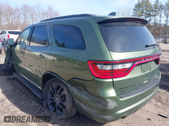 2021 Dodge Durango GT Plus with VIN 1C4RDJDG6MC557301, listed as a IAAI auction lot 41941026 with 30,339 mi miles. Bid and sale history available at carsss.com. Image 3.