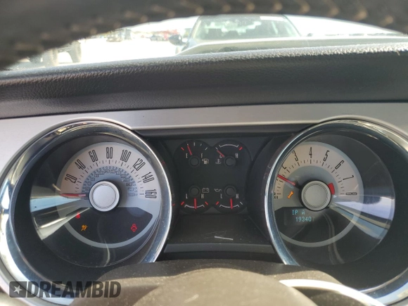 2012 Ford Mustang V6 Premium with VIN 1ZVBP8AM0C5266997, listed as a Copart auction lot 49770735 with 193,407 mi miles and Salvage Title. Bid and sale history available at carsss.com. Image 9.