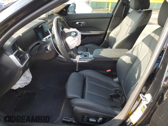2020 BMW 3 Series 330i xDrive with VIN 3MW5R7J07L8B35275, listed as a Copart auction lot 59894105 with 28,310 mi miles and Salvage title. Bid and sale history available at DreamBid. Image 7.