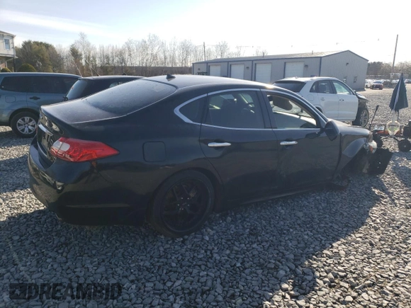2012 Infiniti M37 with VIN JN1BY1AR7CM396819, listed as a Copart auction lot 52380915 with 0 mi miles and Clean Title. Bid and sale history available at carsss.com. Image 3.