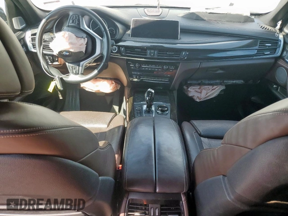 2017 BMW X5 xDrive50i with VIN 5UXKR6C32H0U13460, listed as a Copart auction lot 51462745 with 97,749 mi miles and Salvage title. Bid and sale history available at DreamBid. Image 8.