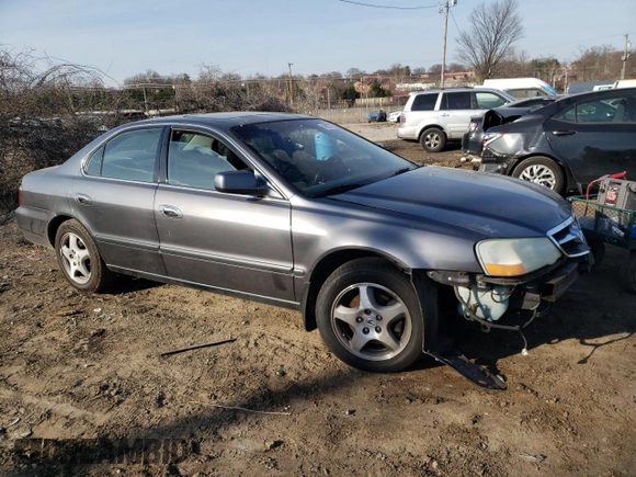 2003 Acura TL with VIN 19UUA566X3A010946, listed as a Copart auction lot 64987554 with 177,235 mi miles and Non Repairable. Bid and sale history available at carsss.com. Image 4.