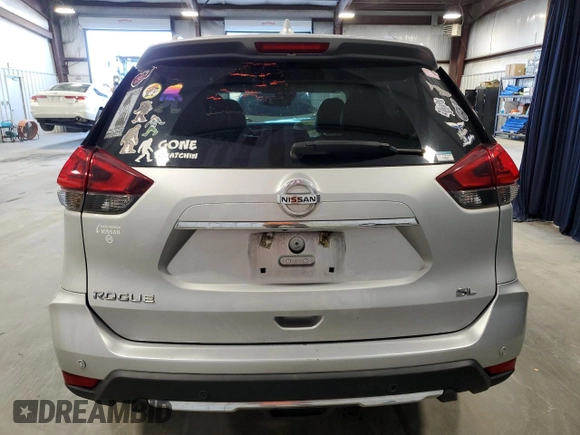 2019 Nissan Rogue SL with VIN 5N1AT2MT2KC738374, listed as a Copart auction lot 47936335 with 135,603 mi miles and Salvage Title. Bid and sale history available at DreamBid. Image 6.