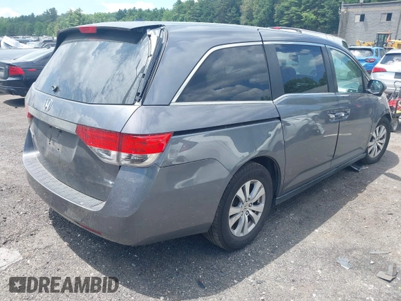 2014 Honda Odyssey EX-L with VIN 5FNRL5H60EB112293, listed as a IAAI auction lot 42537523 with 155,000 mi miles and . Bid and sale history available at DreamBid. Image 4.