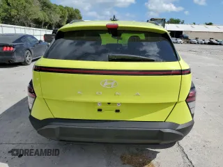 2024 Hyundai Kona SEL with VIN KM8HB3AB4RU140052, listed as a Copart auction lot 67020664 with 6,448 mi miles and Salvage Title. Bid and sale history available at carsss.com. Image 6.