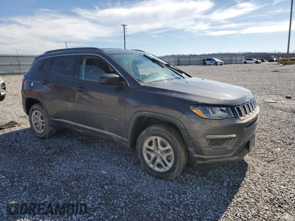 2019 Jeep Compass Sport с VIN 3C4NJDAB2KT734946, выставлен на аукционе Copart как лот 46357205 с пробегом 80 456 миль миль и Списание • Salvage title. История ставок и продаж доступна на DreamBid. Изображение 4.