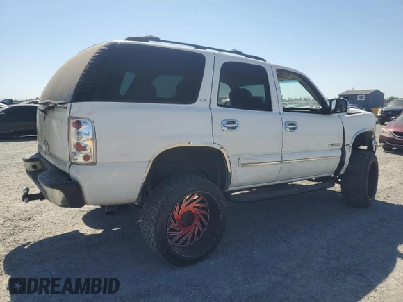2002 Chevrolet Tahoe LS with VIN 1GNEC13T82J331096, listed as a Copart auction lot 55733485 with Not provided miles and Salvage title. Bid and sale history available at DreamBid. Image 3.